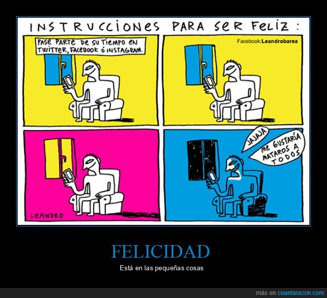 feliz,redes sociales